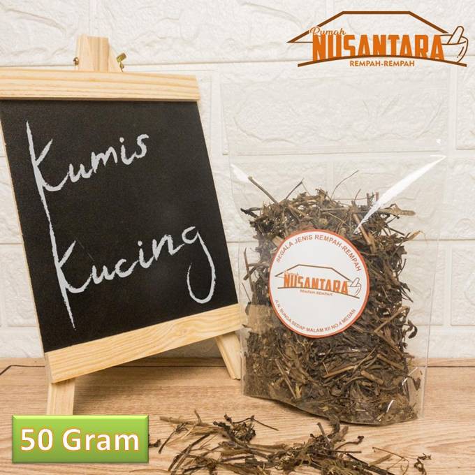 Daun Kumis Kucing Kering Kualitas Premium 50gr