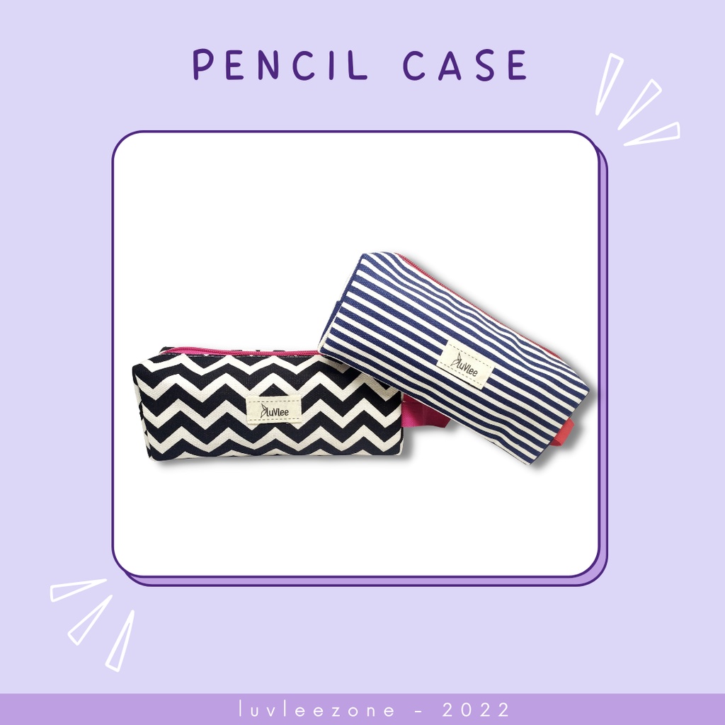 

[luvlee] Tempat Pensil Kanvas - Pencil Case - Kotak Pensil