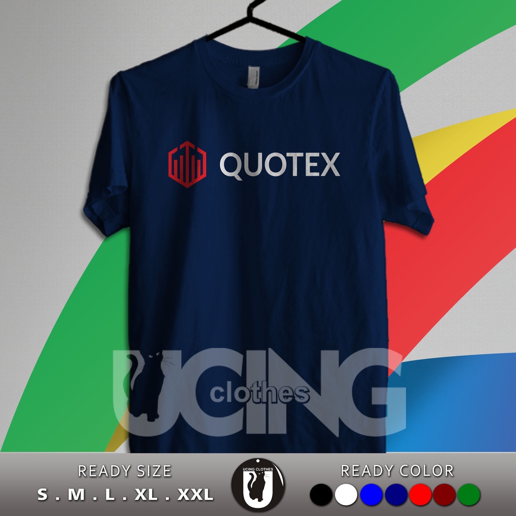 Kaos Baju Quotex Logo Kaos Distro