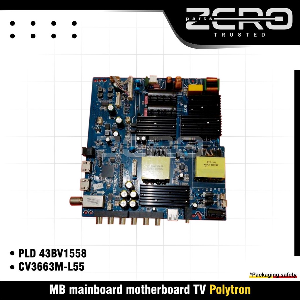 MB mainboard motherboard TV Polytron PLD 43BV1558 CV3663M-L55