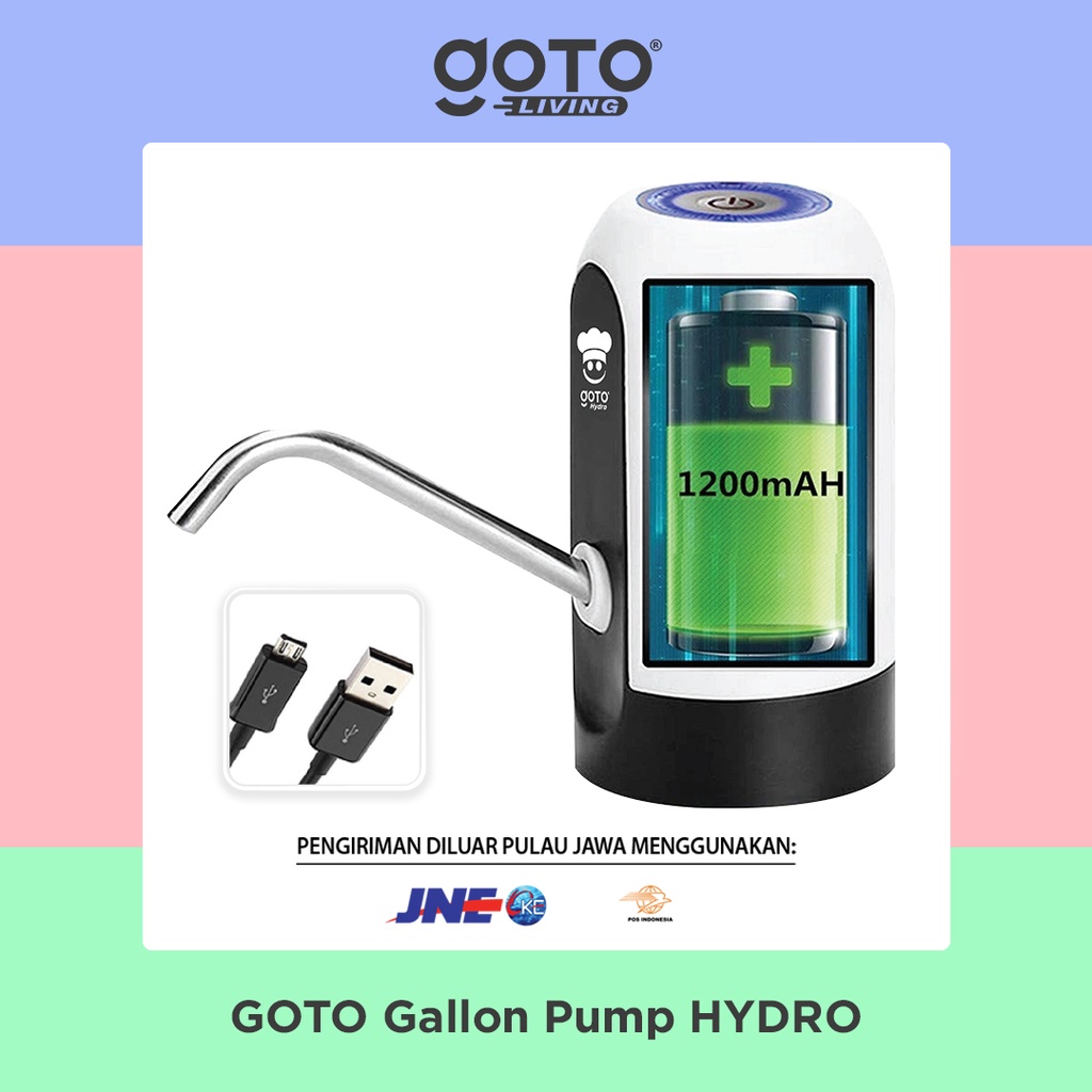 Goto Hydro Pompa Galon Elektrik Dispenser Air Minum Gallon