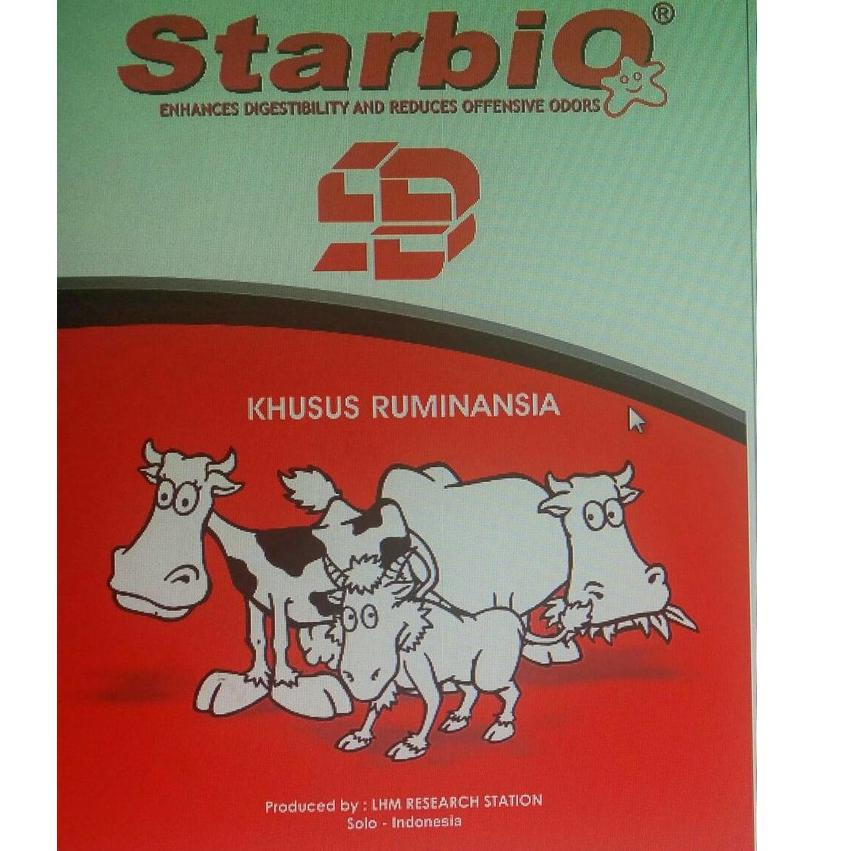 fbrn803 Starbio Probiotik Untuk Ternak Ruminansia (Sapi, Kambing, Kerbau, Dll) irlg558