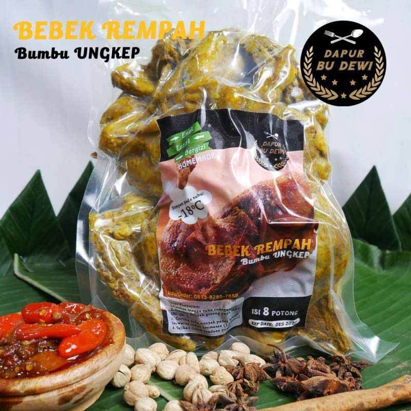 

Dapur Bu Dewi - Bebek Rempah Bumbu Ungkep - Isi 8 Potong