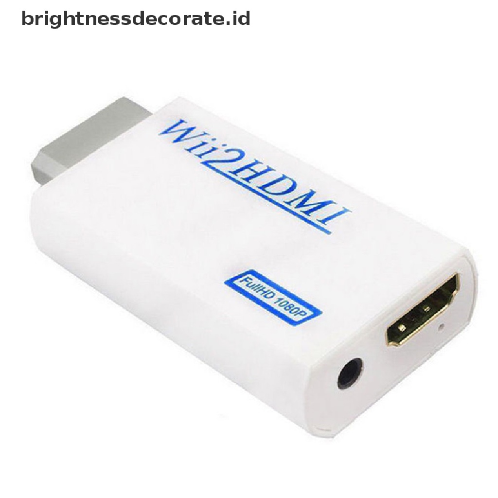 Adapter Konektor Konverter Wii Ke Hdmi 1080p / 720p Hd Dengan Kabel