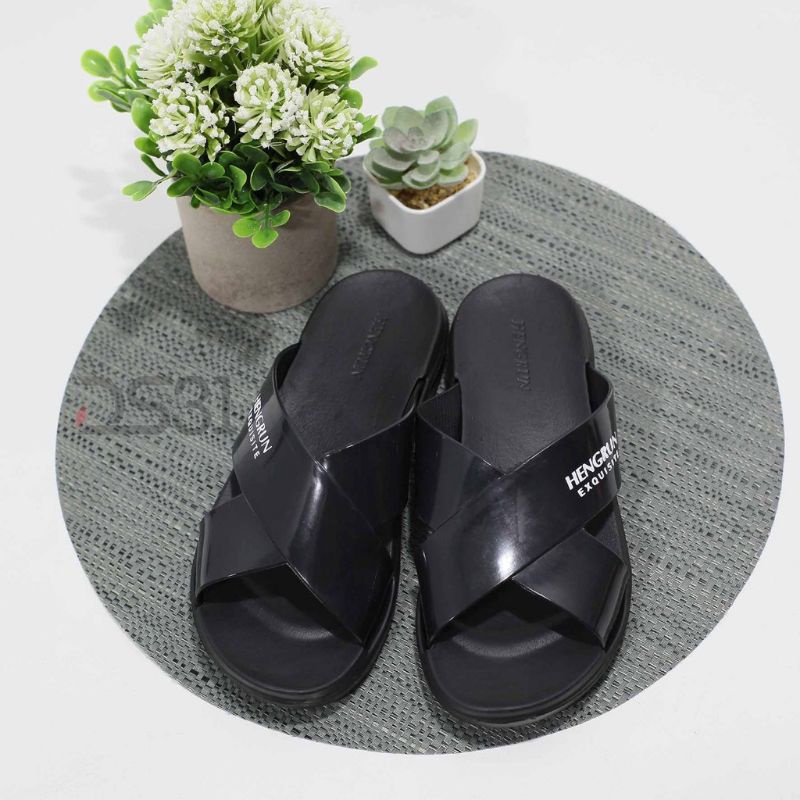 SANDAL WANITA TALI SILANG HENGRUN 6002 | EMPUK ANTI SLIP