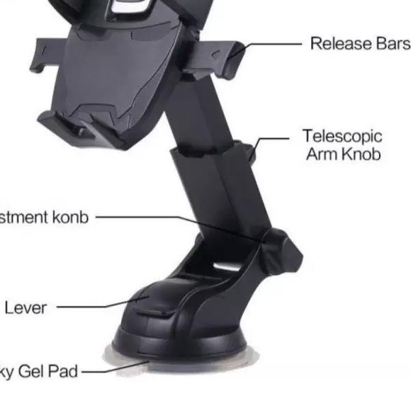 ⅍ HOLDER HP MOBIL HD-19 360 DERAJAT ROTASI CAR HOLDER ORIGINAL ➴