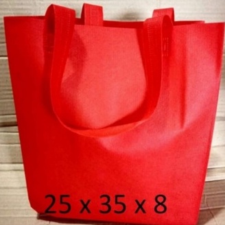 

Goodie Bag Spunbond uk 25x35x8cm Tas Bahan Tas Kain Polos