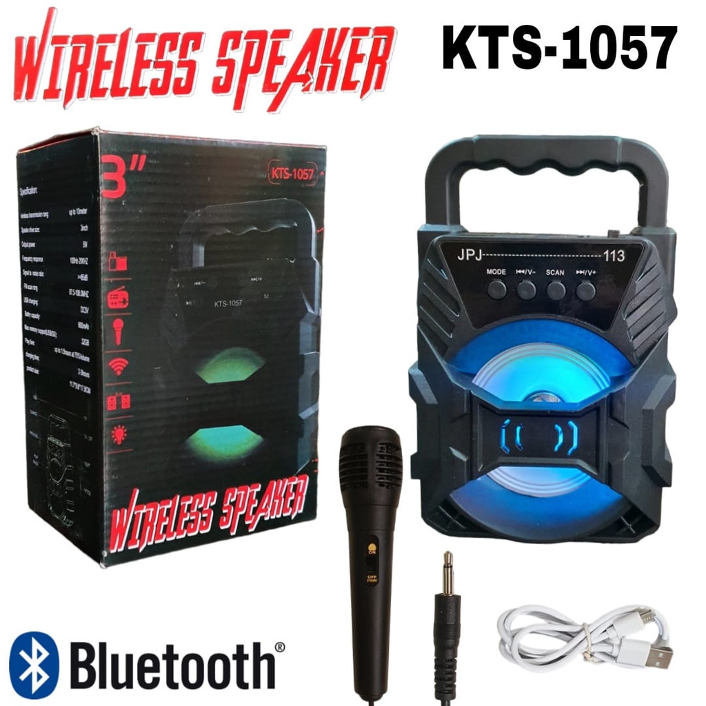 Speaker Bluetooth Sport VIPTEK VIP B1 PORTABLE Wireless STEREO SUPER BASS Free microphone KTS1057