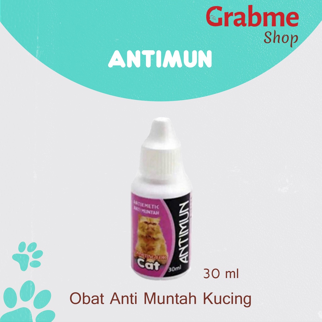 Obat ANTI MUNTAH untuk Anjing dan Kucing ANTIMUN 30 ml