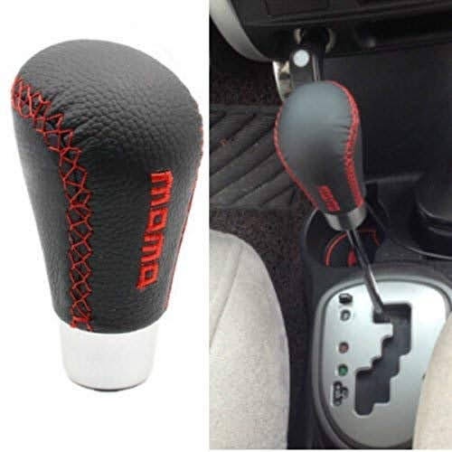 Shift Knob Kulit Racing Persneling MOMO Gear Knobs Tuas UNIVERSAL Mobil Manual