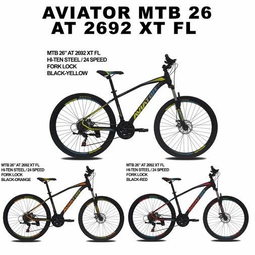 Sepeda Mtb 26 Pasific exotic aviator 2692 XT