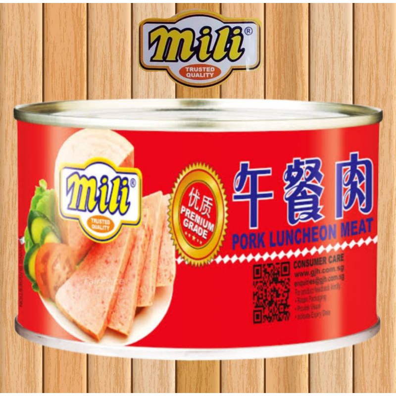 

Mili Pork Luncheon Meat 397GR Non Halal Singapore