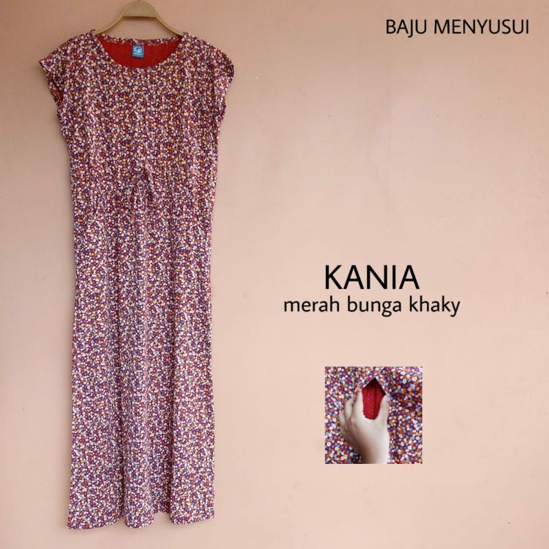 MAMIGAYA Gamis Menyusui - KANIA | Dress Menyusui | Nursing Wear