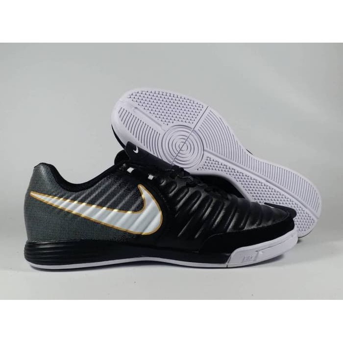 Sepatu Futsal Nike Tiempo X Finale Black white
