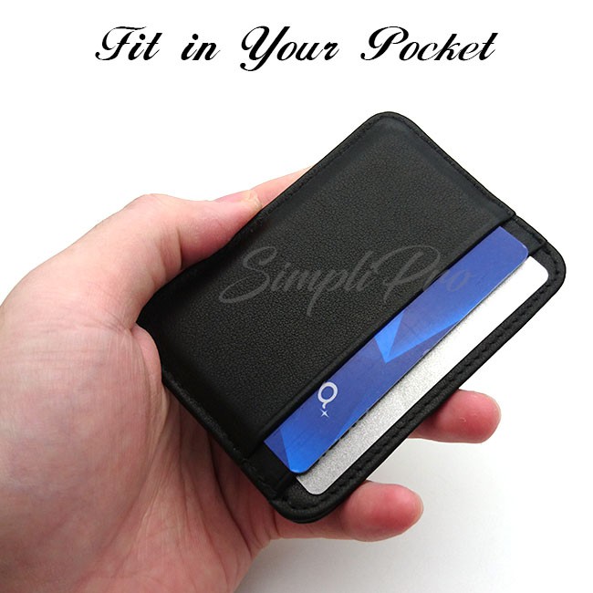 Dompet Kartu Tipis Kulit Asli (Slim Card Holder) EPH3