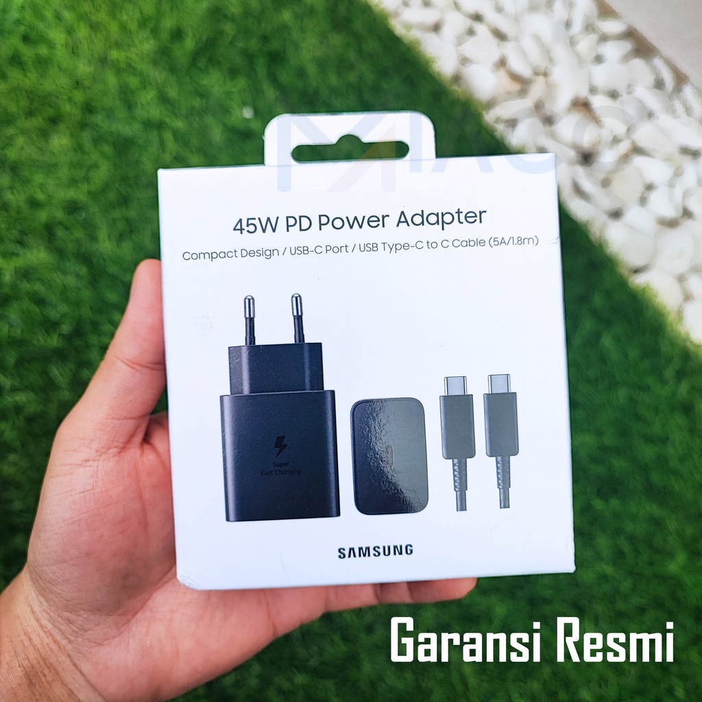 CHARGER SAMSUNG SUPER FAST CHARGING TYPE C S8 S9 Note 10 A50 A70 A72 A32 M31 A51 A52 S20 S21 25W 45W