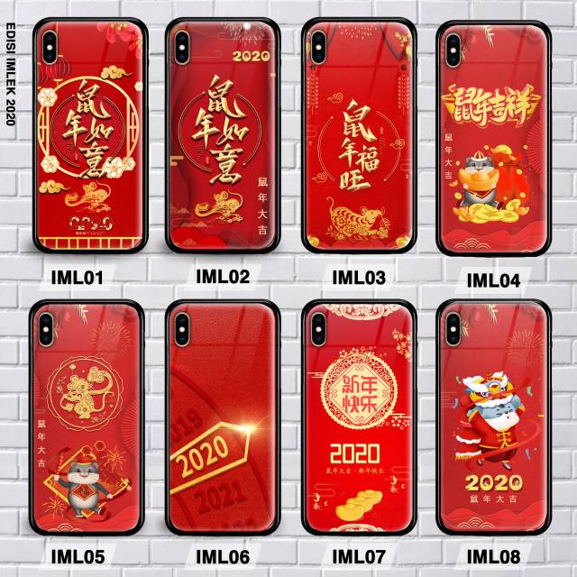 Custom case edisi imlek tikus 2020 xiaomi mi 8 mi 8 lite mi 8se mi a2 lite mi play premium case