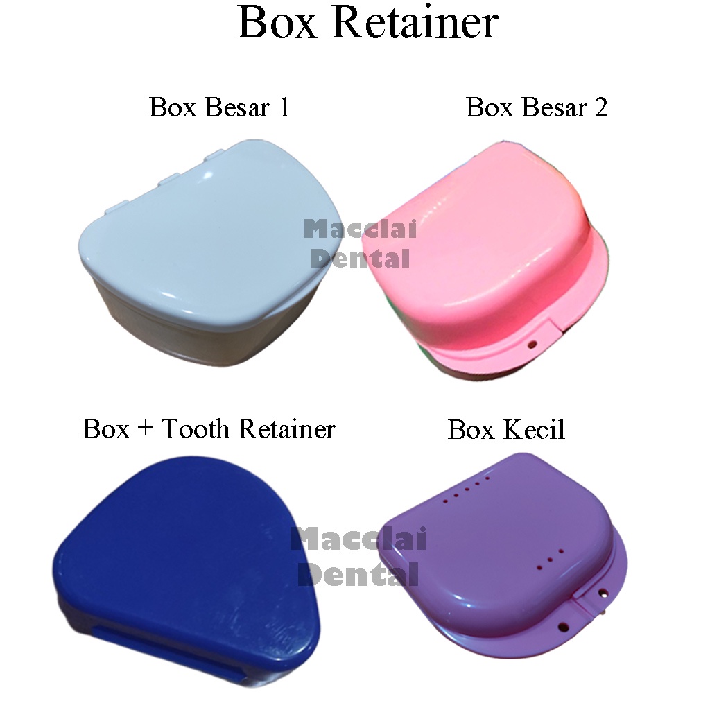 DENTAL BOX RETAINER DENTURE BOX GIGI PALSU