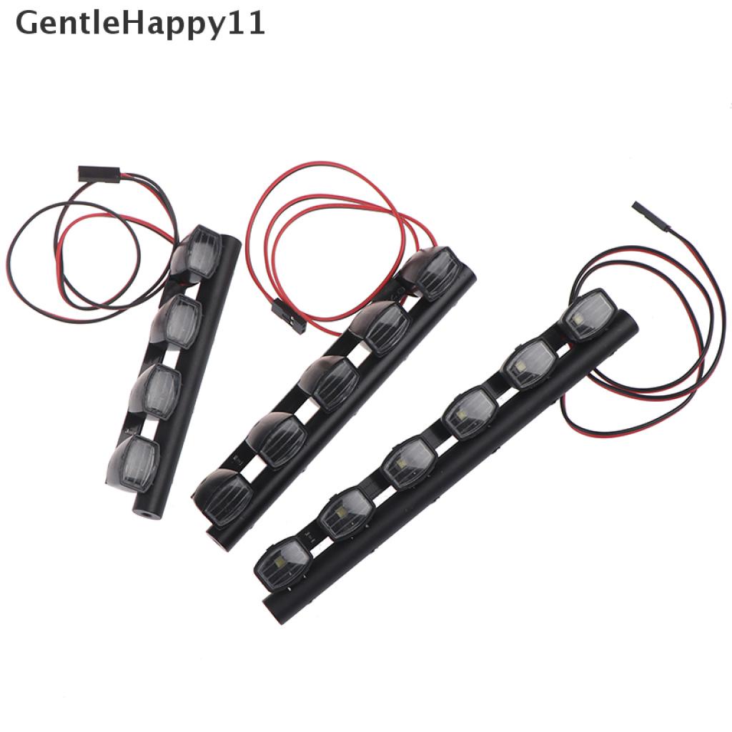 Gentlehappy Ultra Bright Lamp LED Roof Light Bar Dengan Lampu Sorot 4per5per6 Untuk 1per10mobil RC