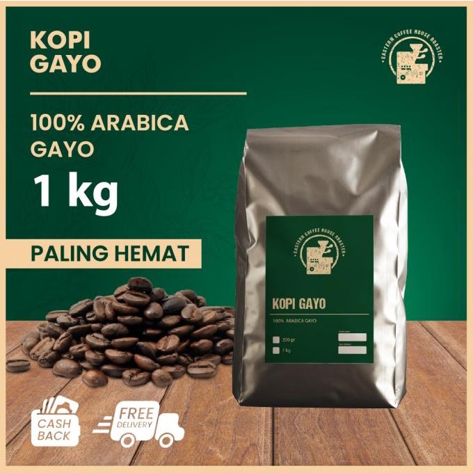 

Kopi Gayo Arabica 1 KG | kopi tubruk |East Coffee House Roastery -Diskon Besar