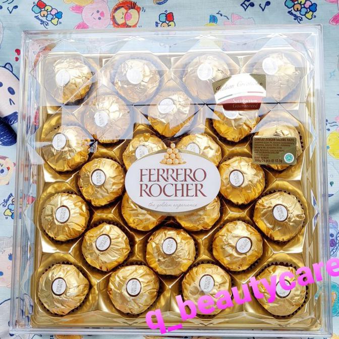 

Jual | Sale | Diskon ferrero rocher 24 pcs / coklat valentine / hampers Imlek - Valentine - Bday