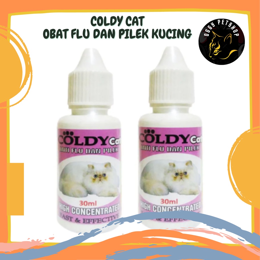 COLDY OBAT ANTI FLU DAN PILEK KUCING 30ML