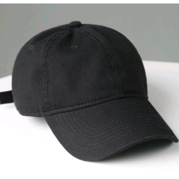 Promo {Bahan High Premium}Baseball Polos Clip cakop besi Topi Baseball Polos Premium Distro