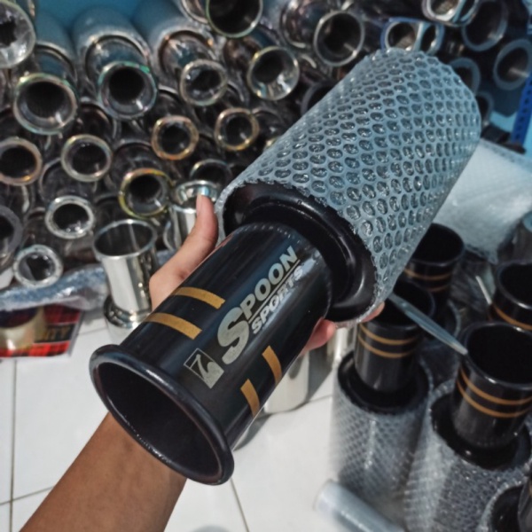 Knalpot racing mobil SPOON SPORT black