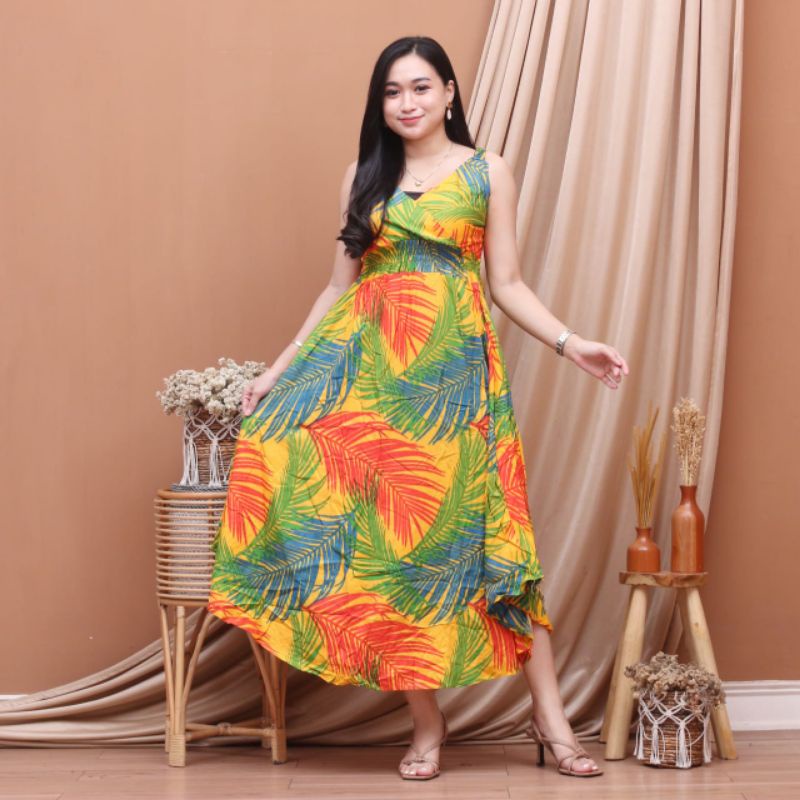 (VIRAL 2022) DASTER DRESS YUKENSI BUSUI MATA KAKI / BAJU SANTAI / PAKAIAN WANITA TERBARU 2022 MOTIF BALI ADEM SEJUK RAYON HALUS KASUAL SUPER JUMBO