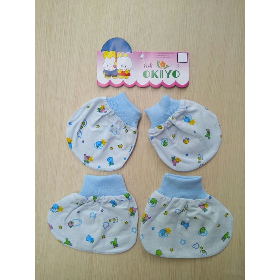 PROMO AKHIR BULAN !!! (3pcs) OKIYO SARUNG TANGAN KAKI BAYI MURAH