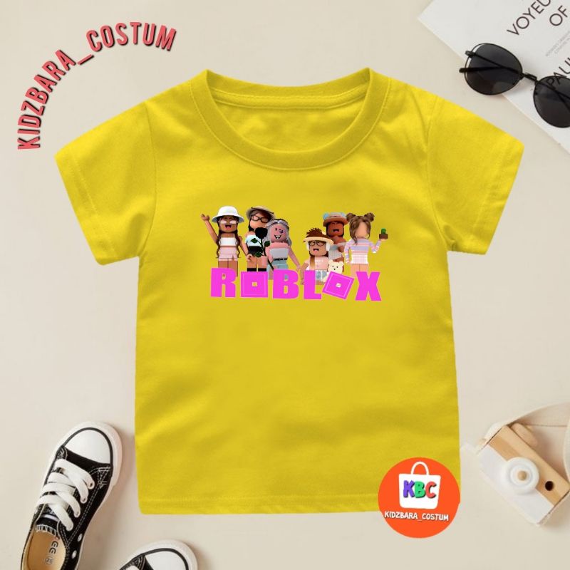 kaos baju anak roblox/kaos anak roblox/baju anak roblox