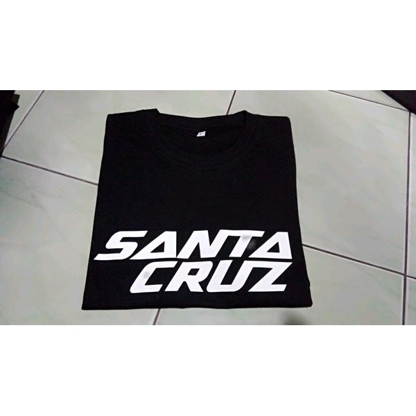 kaos sepeda kaos sepeda logo santa cruz tshirt bicycle baju gowes pakaian cewek cowok distro keren