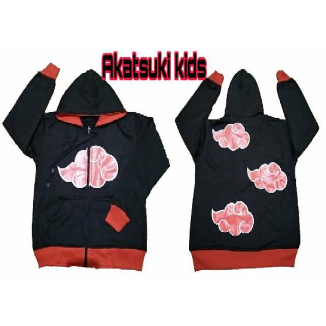 jaket anime naruto akatsuki anak/kids