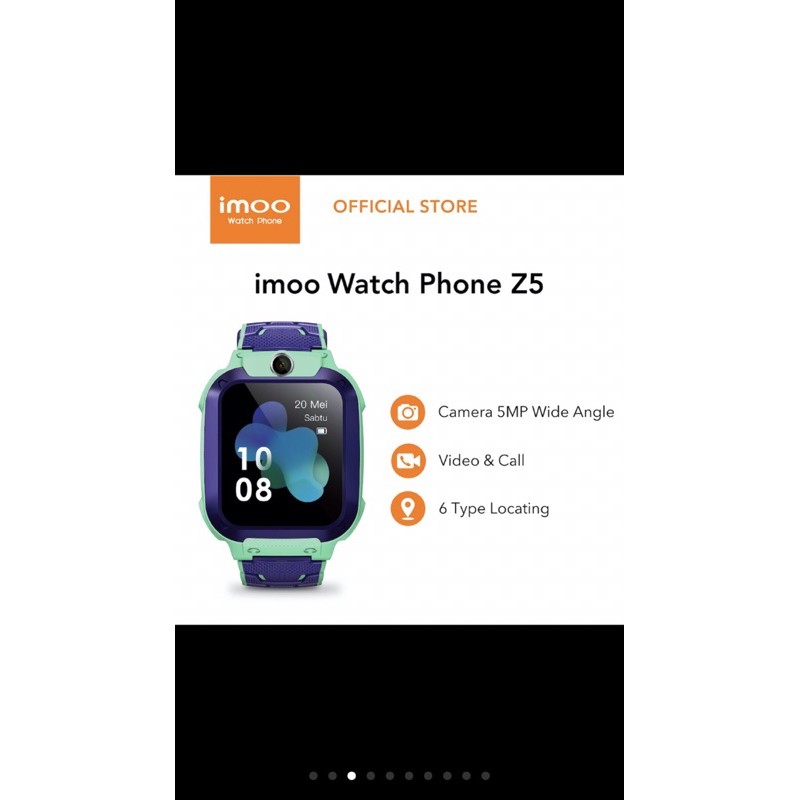 jam tangan Imoo smart watch phone Z5 ORI