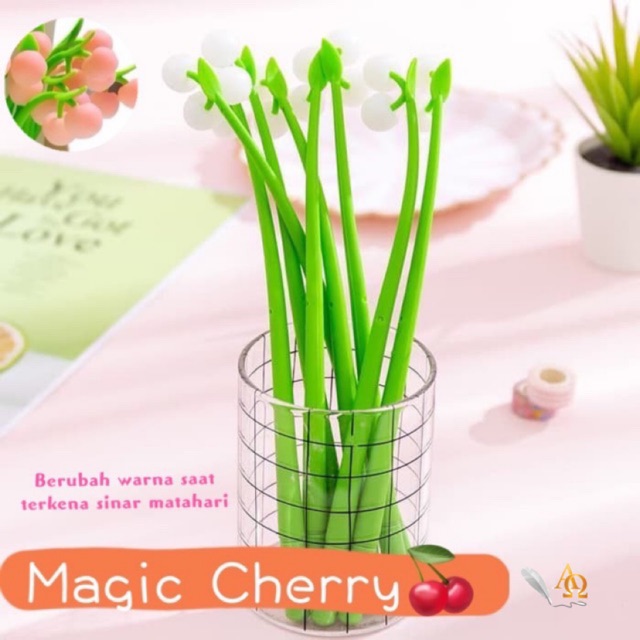 

Pulpen Gel Unik / Pen Gel Edisi Pohon Cherry Imut (Bisa Berubah Warna)