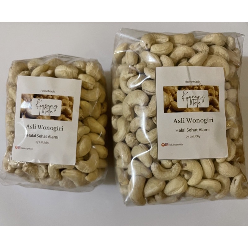 

kacang mete menth 1 kg , mente mentah, kacang mete mentah, chasew nut asli Wonogiri