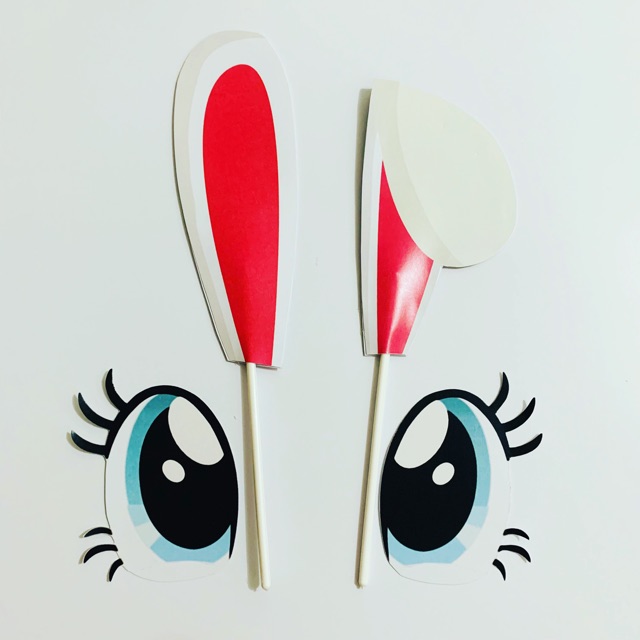 Kuping Kelinci Topper Cake Birthday / Hiasan Kue