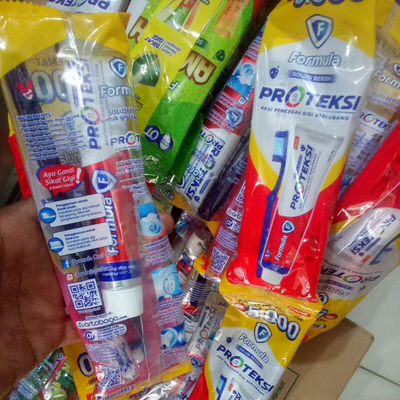 Sikat Gigi Formula Paket/ Pasta gigi dan sikat