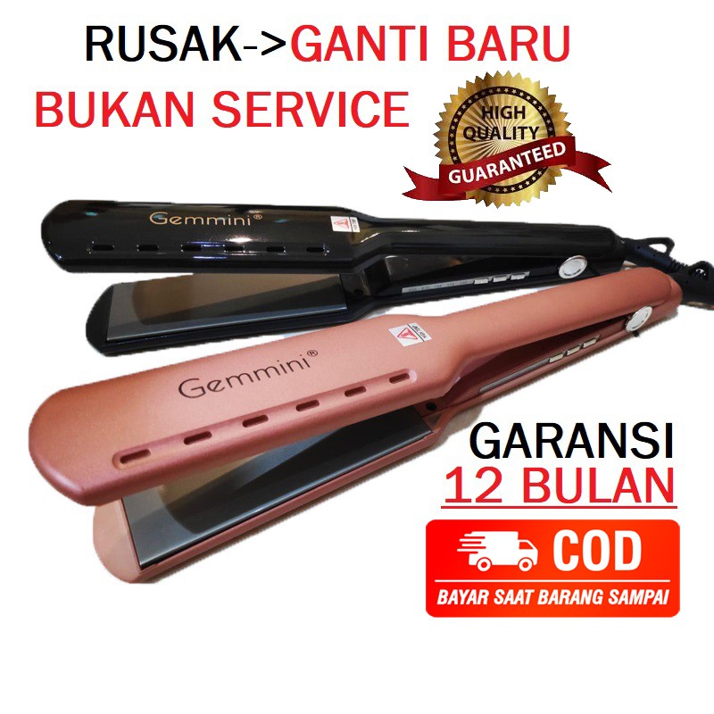 Catok Gemmini 1333 Catokan Pelurus rambut hair straightener 2in1 Plat Lurus Gemini