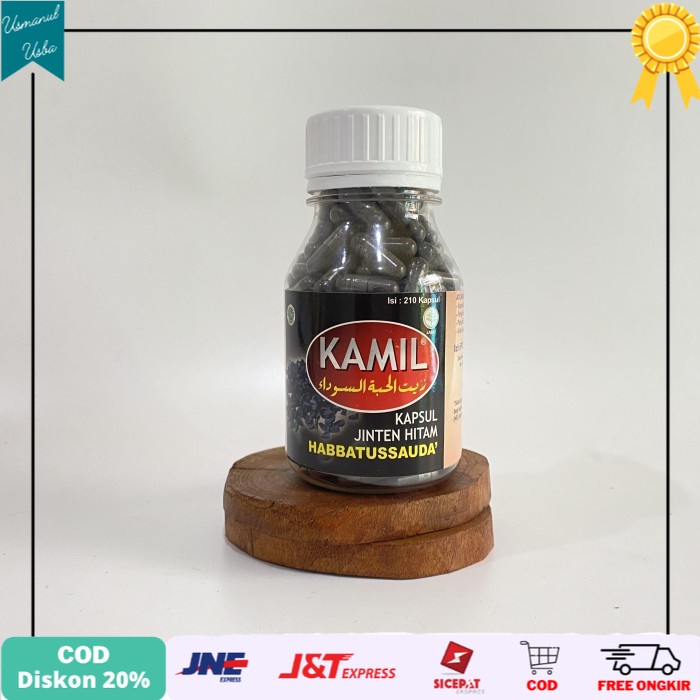 

❤COD❤ habbatusauda kamil bubuk jinten hitam (210 kapsul)