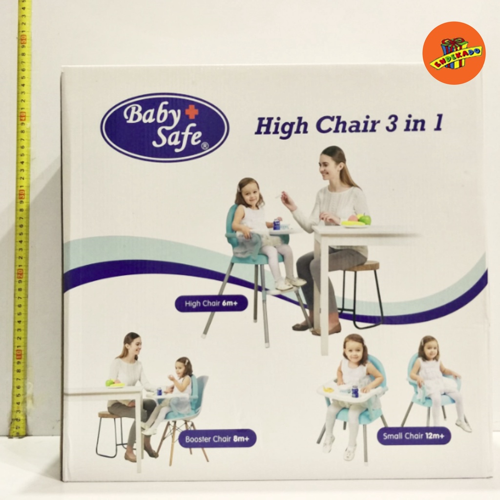 Baby Safe High Chair 3 in 1 Kursi Makan Bayi