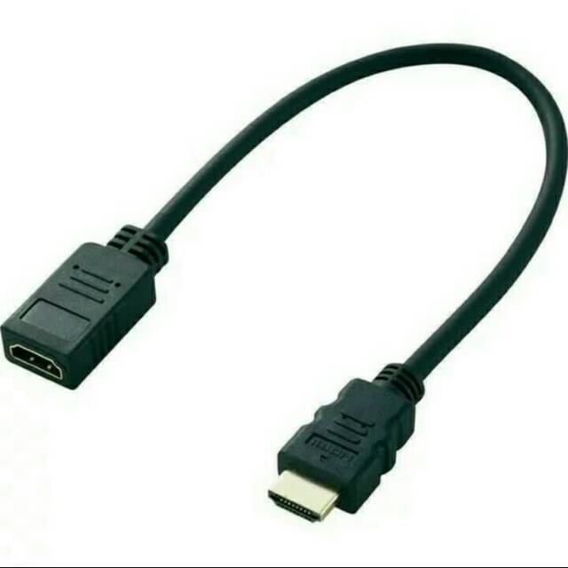 Kabel sambungan hdmi male to female cowok cewek