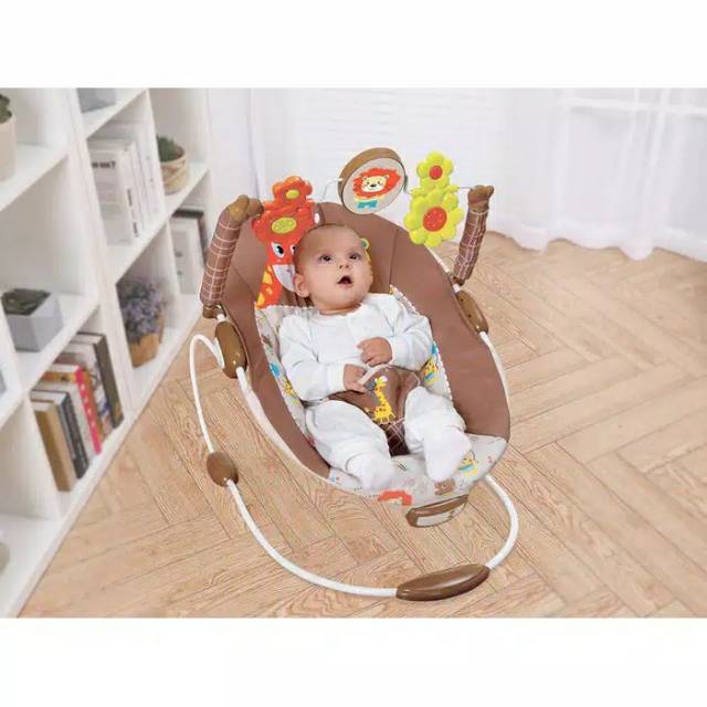 Bouncer Cocolatte Weeler Comfort Deluxe Bouncer Music n Recline