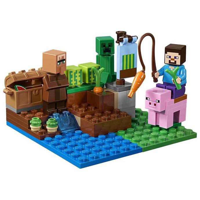 minecraft lego the melon farm