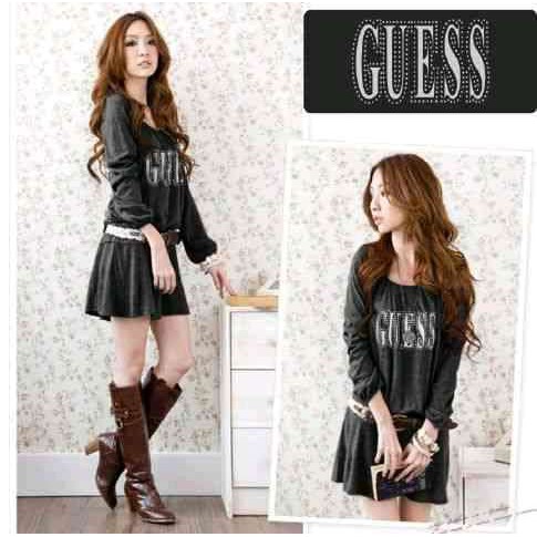 BAJU ATASAN DRES WANITA  Dress Guess Misty