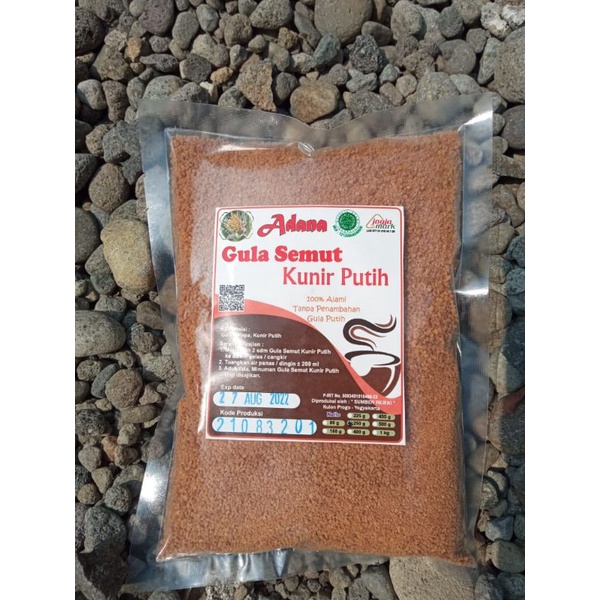 

Gula semut kunir putih kunyit putih palm sugar minuman herbal instan khas jogja 250gr