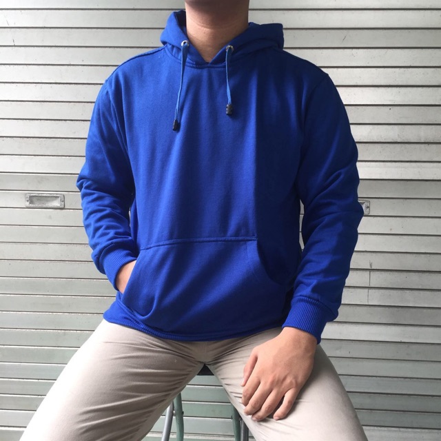 HOODIE JAKET JUMPER BIRU BENHUR SIDOARJO