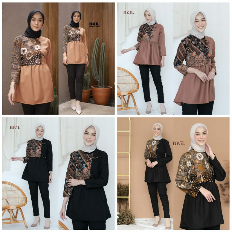 Atasan Batik Wanita PPBTK07 Modern Batik murah Cassual Atasanbatik Wanitabatik /Atasanwanita...