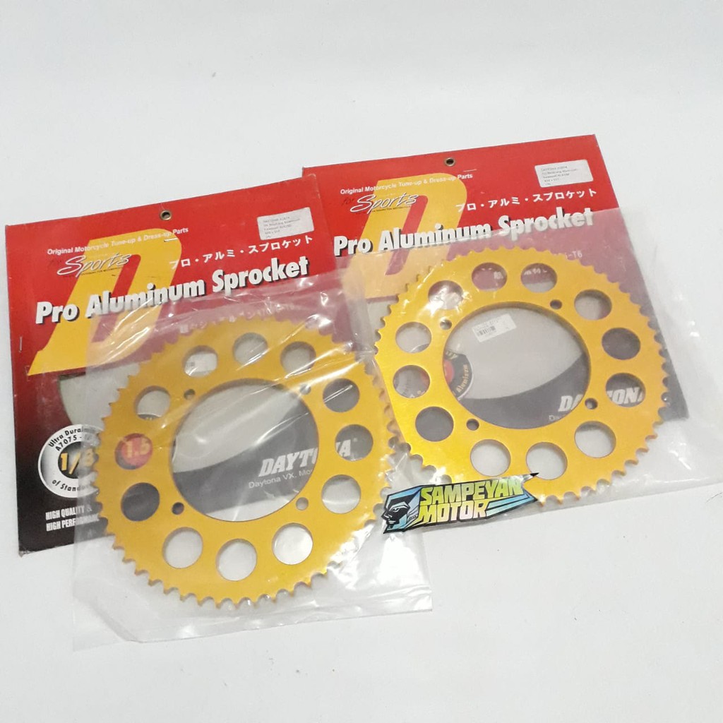 Gir Gear Ger Belakang Kawasaki KLX 150 Daytona Gold 428 43 55 60