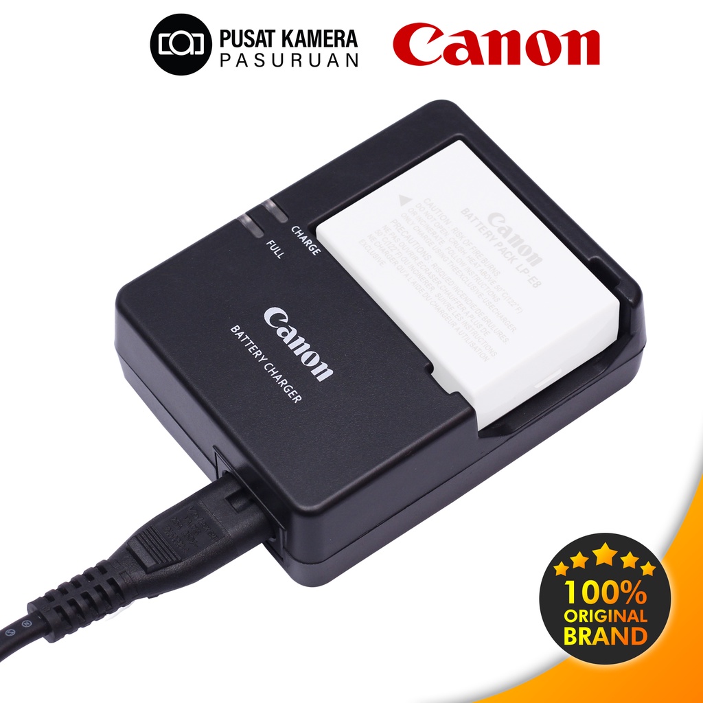 Charger Baterai Kamera Canon DSLR LP-E8 Battery ORI | for Canon 550D 600D 650D 700D Bergaransi